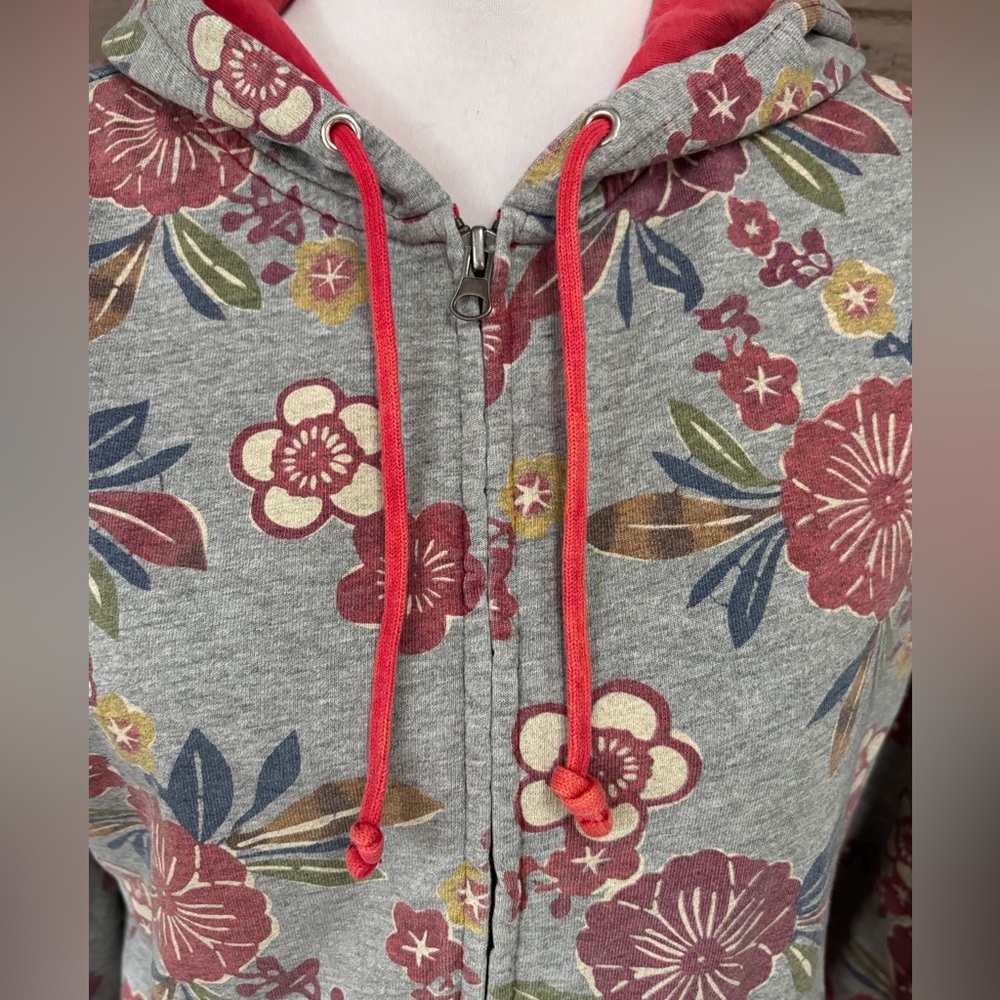 Lucky Brand Vintage Floral Print Women's Hoodie - Picture 9 of 10